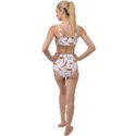 Seamless Deer Pattern Design Tied Up Two Piece Swimsuit View2