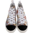 Wallpaper Pattern Abstract Men s Mid-Top Canvas Sneakers View1