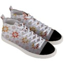 Wallpaper Pattern Abstract Men s Mid-Top Canvas Sneakers View3