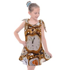 Time Clock Watches Kids  Tie Up Tunic Dress