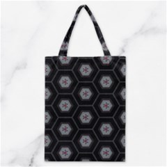 Geometric Pattern - Black Classic Tote Bag by WensdaiAmbrose