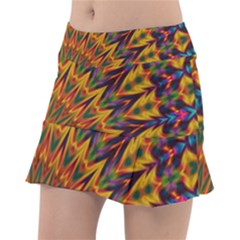 Background Abstract Texture Chevron Tennis Skirt by Mariart