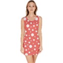 Polka Dot On Living Coral Bodycon Dress View1