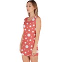 Polka Dot On Living Coral Bodycon Dress View2