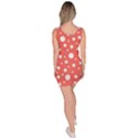 Polka Dot On Living Coral Bodycon Dress View4