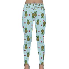 Pineapple Watermelon Fruit Lime Classic Yoga Leggings by Mariart