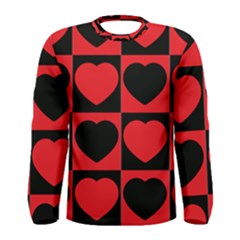 Royal Hearts Men s Long Sleeve Tee by WensdaiAmbrose