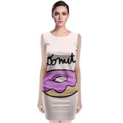 Donuts Sweet Food Classic Sleeveless Midi Dress by Mariart