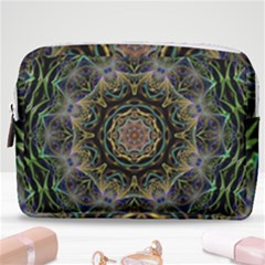 Fractal  Background Graphic Make Up Pouch (medium)