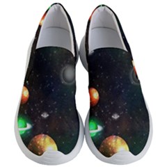 Galactic Women s Lightweight Slip Ons by WensdaiAmbrose