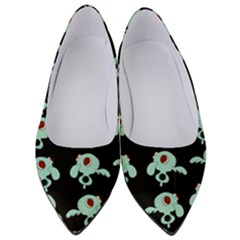 Squidward In Repose Pattern Women s Low Heels by Valentinaart