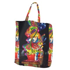 Dragon Lights Centerpiece Giant Grocery Tote by Riverwoman