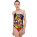 Dragon Lights Centerpiece Classic One Shoulder Swimsuit View1