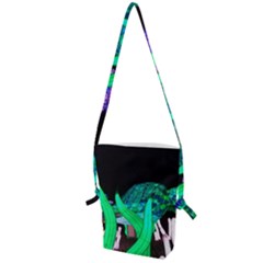 Dragon Lights Turtle Folding Shoulder Bag by Riverwoman