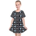 XO Valentines day pattern Kids  Smock Dress View1