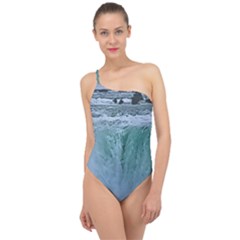 Niagara Falls Classic One Shoulder Swimsuit by Riverwoman