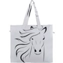 Animal Equine Face Horse Canvas Travel Bag View1