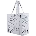 Animal Equine Face Horse Canvas Travel Bag View2