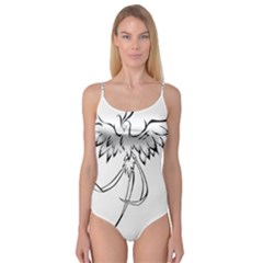 Phoenix Mythical Bird Animal Camisole Leotard  by Wegoenart