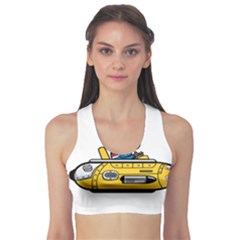 Cartoon Space Racer Galaxy Science Sports Bra by Wegoenart