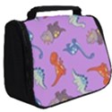 Dinosaurs - Violet Full Print Travel Pouch (Big) View2