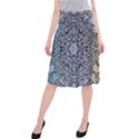 Tile Design Art Mosaic Pattern Midi Beach Skirt View1