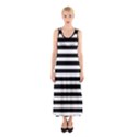 Black Stripes Sleeveless Maxi Dress View1