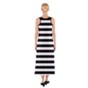 Black Stripes Sleeveless Maxi Dress View2