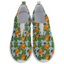 Citrus Tropical Orange Blue No Lace Lightweight Shoes View1