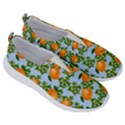 Citrus Tropical Orange Blue No Lace Lightweight Shoes View3