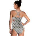 Skull Grey Pattern Tankini Set View2