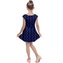 Eyes Blue Plaid Kids  Cap Sleeve Dress View2