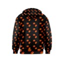 Kawaii Pumpkin Black Kids  Zipper Hoodie View2