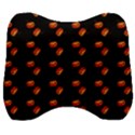 Kawaii Pumpkin Black Velour Head Support Cushion View1