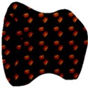 Kawaii Pumpkin Black Velour Head Support Cushion View3