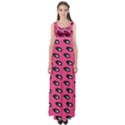 Eyes Dark Pink Empire Waist Maxi Dress View1