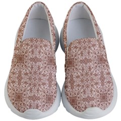 Ornamental Brown Kids  Lightweight Slip Ons by snowwhitegirl