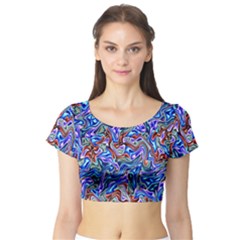 Ml-103 Short Sleeve Crop Top by ArtworkByPatrick