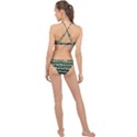 Green Cassette High Neck Bikini Set View2