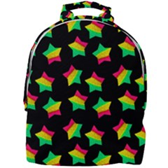 Ombre Glitter Pink Green Star Pat Mini Full Print Backpack by snowwhitegirl