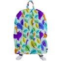 Colorful Leaves Blue Travelers  Backpack View3