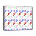 Colorful Cherubs White Canvas 10  x 8  (Stretched) View1