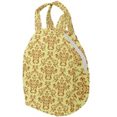 Victorian Paisley Yellow Travel Backpacks by snowwhitegirl