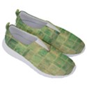 Abstract Green Tile No Lace Lightweight Shoes View3