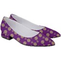 Victorian Crosses Purple Women s Low Heels View3