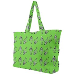 Skeleton Green Simple Shoulder Bag by snowwhitegirl