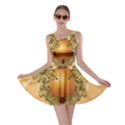 Wonderful Easter Egg With Flowers And Snail Skater Dress View1