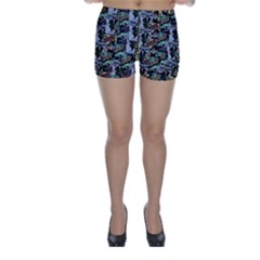 Comic Books Pattern Skinny Shorts by snowwhitegirl