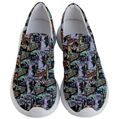 Comic Books Pattern Women s Lightweight Slip Ons by snowwhitegirl