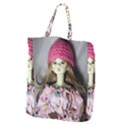 Cute In Pink Giant Grocery Tote View1